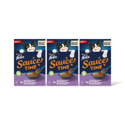 pdp-image-Felix Sauce time met kip- of zalmsmaak 3-pack