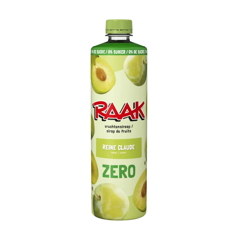 Raak Vruchtensiroop reine claude zero sugar
