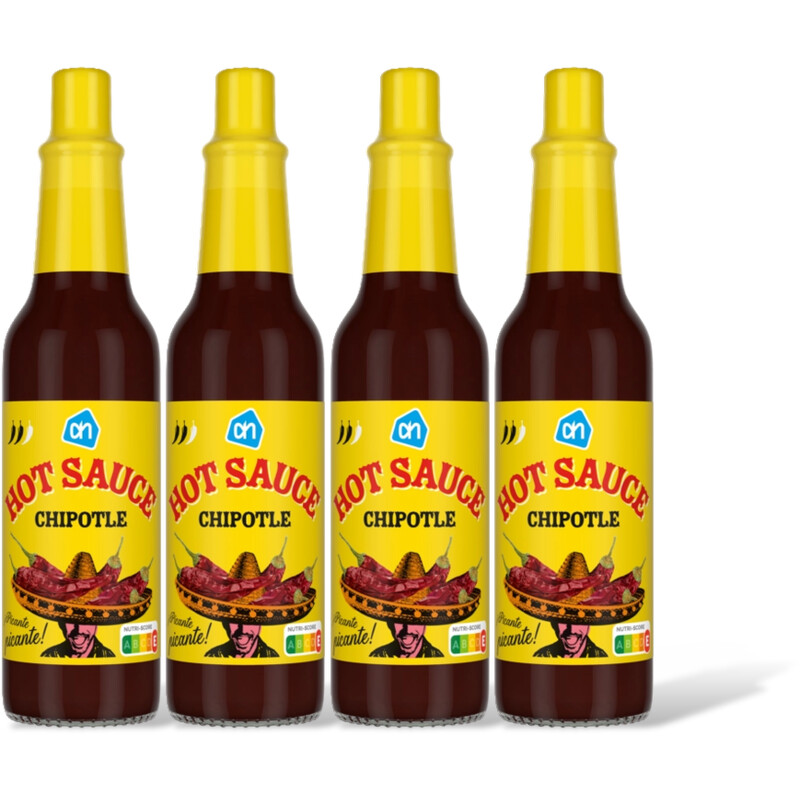 AH Hot sauce chipotle 4-pack