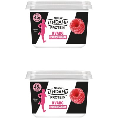 pdp-image-Lindahls Protein kvarg framboossmaak 2-pack