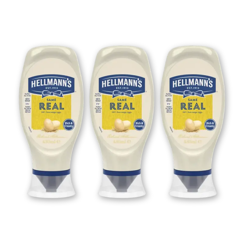 Hellmann's Real mayonaise430 3-pack