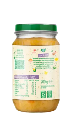 pdp-image-Olvarit Pompoen curry met linzen 8m+