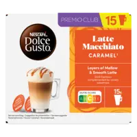 Nescafé Dolce Gusto Latte macchiatio caramel capsules