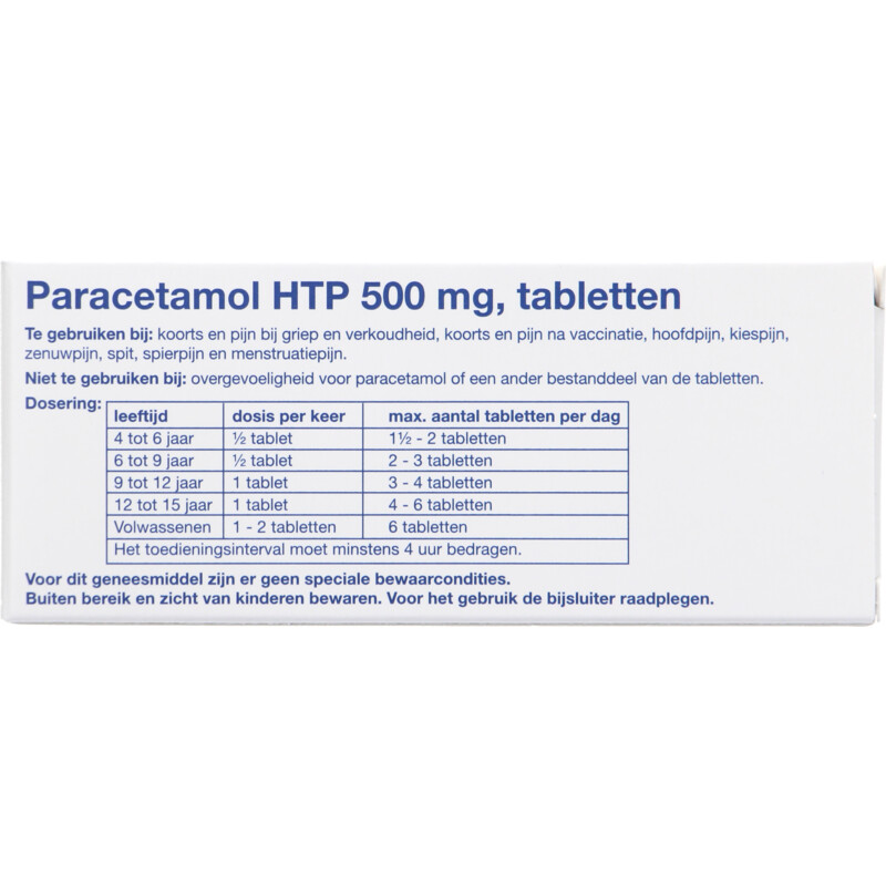 Een afbeelding van AH Paracetamol 500mg tabletten