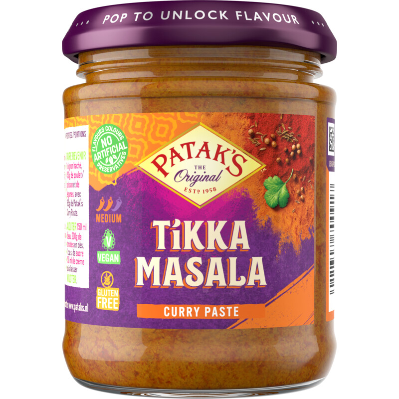 Een afbeelding van Patak's Tikka masala paste