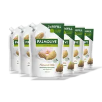 Palmolive Almond en melk navulling 6-pack