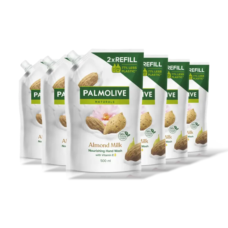 Almond en melk navulling 6-pack
