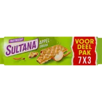 Sultana Fruitbiscuit appel voordeelpak
