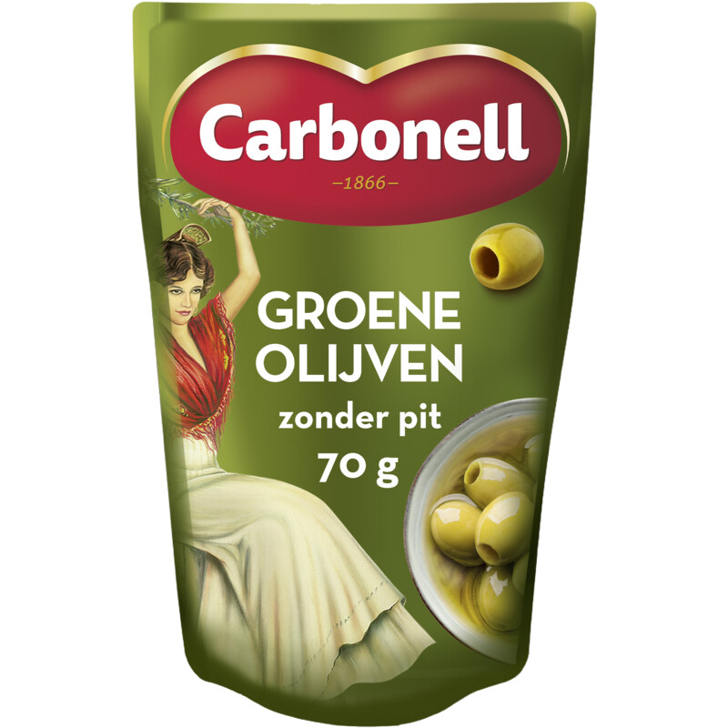 Een afbeelding van Carbonell Groene olijven zonder pit