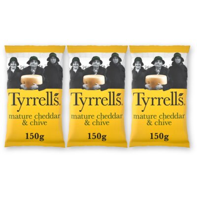 pdp-image-Tyrrells Mature cheddar & chive 3-pack