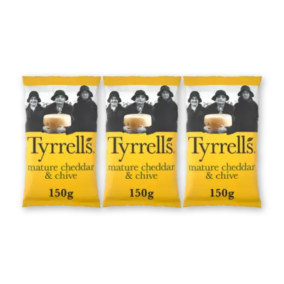 pdp-image-Tyrrells Mature cheddar & chive 3-pack