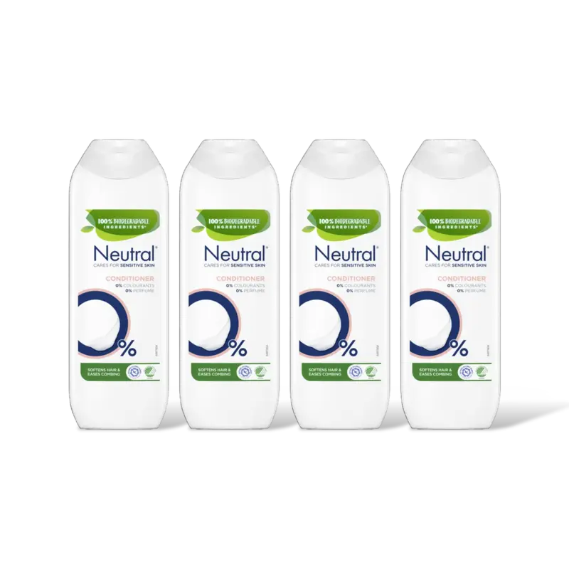 Neutral Parfumvrij conditioner 4-pack