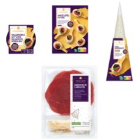 Een afbeelding van AH Excellent Kerstmaker Amuselepels met Carpaccio