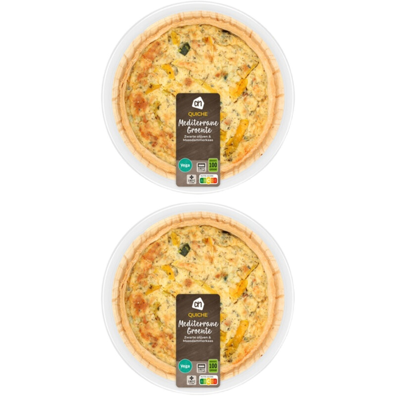 Een afbeelding van Meester & Zn. Quiche mediterrane groenten 2-pack