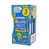 Fish Tales Ansjovisfilets in olijfolie 3-pack