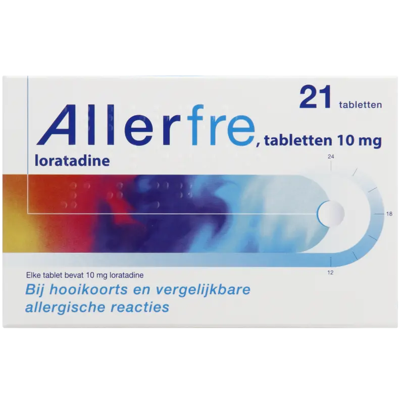 AllerfreTabletten bij hooikoorts of allergie 10mg, 21 stuks