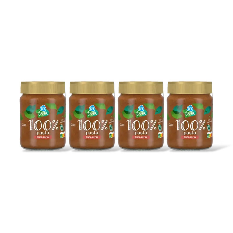AH Terra 100% pasta pinda-pecan 4-pack