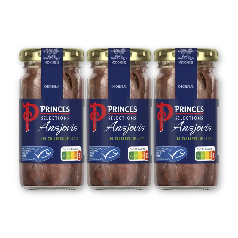 Princes Ansjovis in olijfolie 3-pack