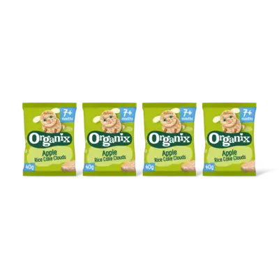 pdp-image-Organix Apple rice cake clouds 7m+ 4-pack