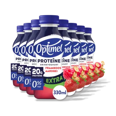 pdp-image-Optimel Proteine extra framboos aardbei 8-pack