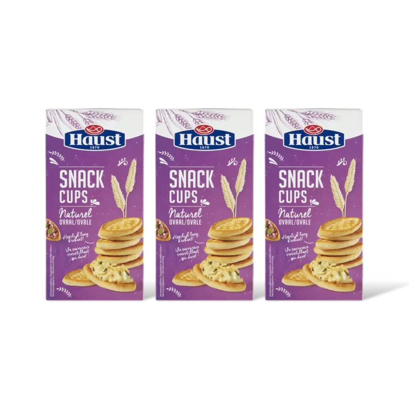 Haust Snack cups ovaal 3-pack