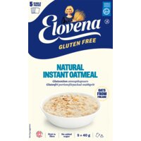 Een afbeelding van Elovena Natural instant oatmeal glutenvrij