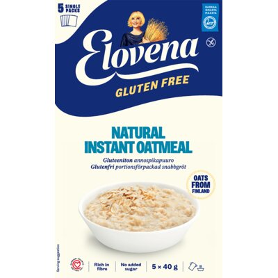 pdp-image-Elovena Natural instant oatmeal glutenvrij