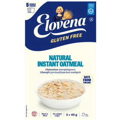 pdp-image-Elovena Natural instant oatmeal glutenvrij