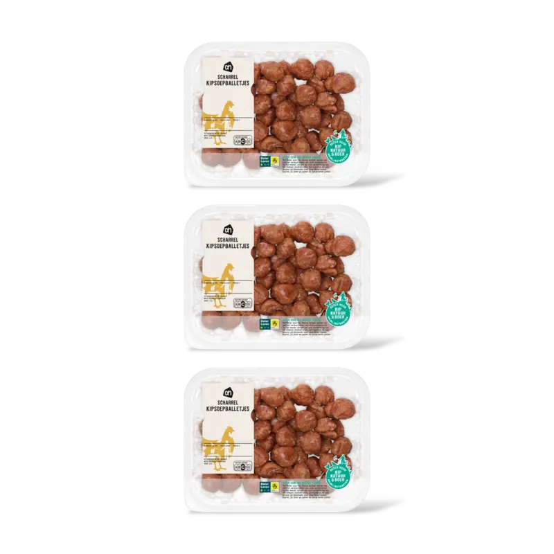 AH Scharrel kipsoepballetjes 3-pack