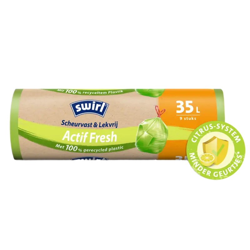 Vuilniszakken met actifresh 35 liter