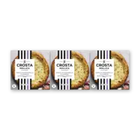 Crosta & Mollica Garlic & mozzarella flatbread 3-pack