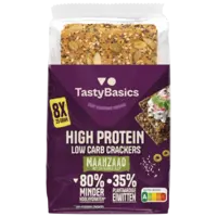 TastyBasics Low carb-high protein cracker maanzaad