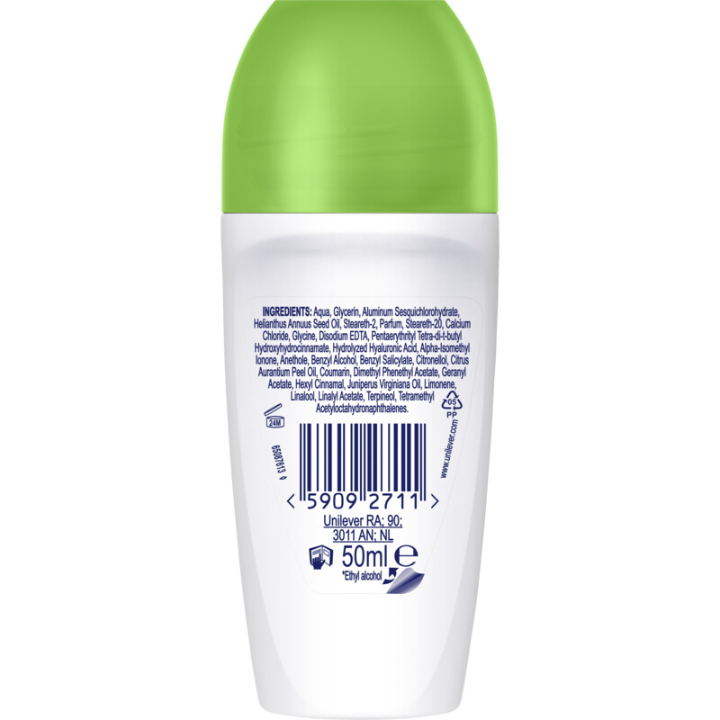 Een afbeelding van Dove Anti-transpirant roller komkommer