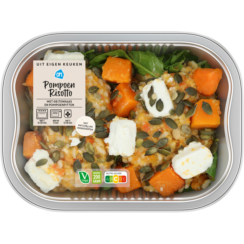 AH Uit eigen keuken pompoen risotto