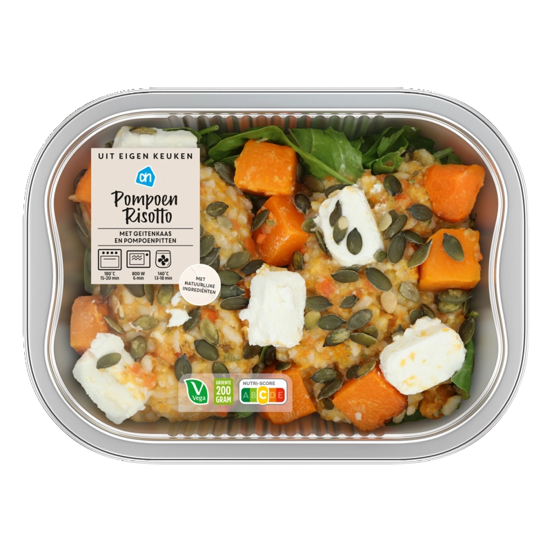 AH Uit eigen keuken pompoen risotto