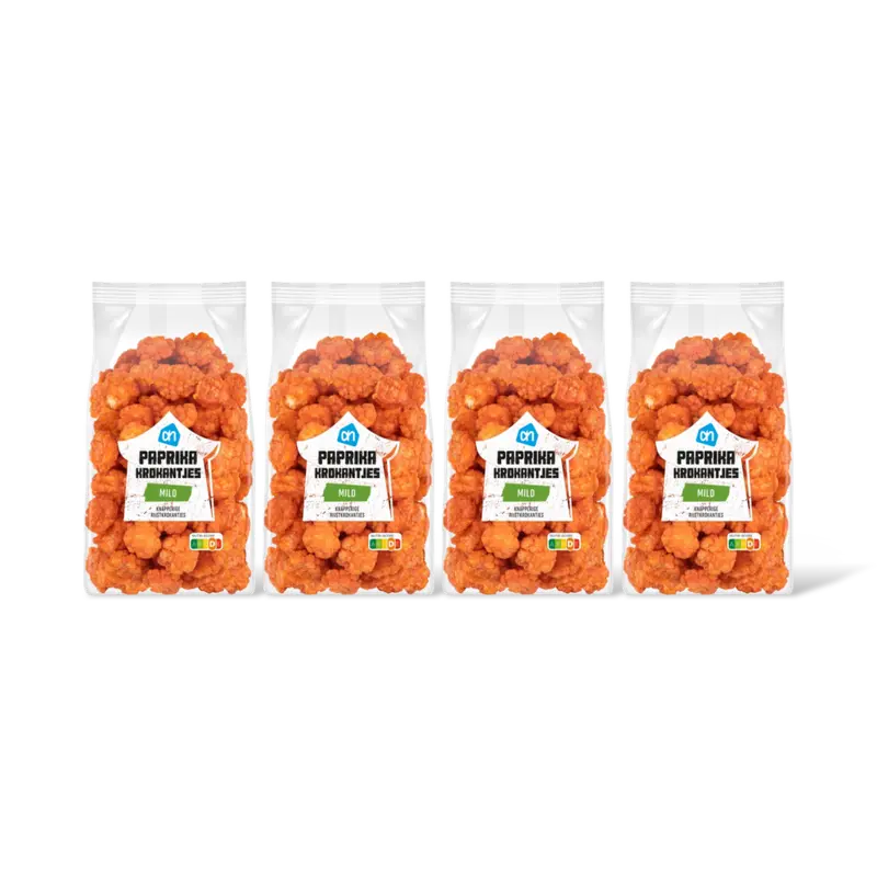 Paprika krokantjes mild 4-pack
