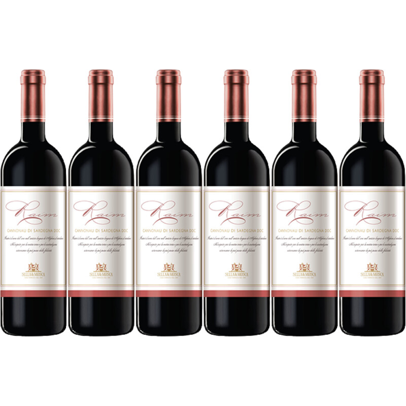 Een afbeelding van Sella & Mosca Raim cannonau 6 flessen