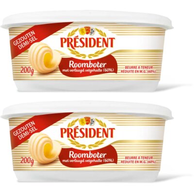 pdp-image-Président Roomboter gezouten 2pck