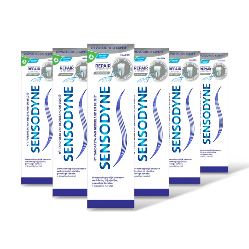 Sensodyne Repair & protect whitening tandpasta 6pk