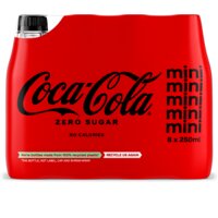 Een afbeelding van Coca-Cola Zero pet 8x25cl BEL
