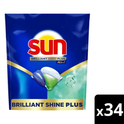 pdp-image-Sun Brilliant shine plus vaatwascapsules