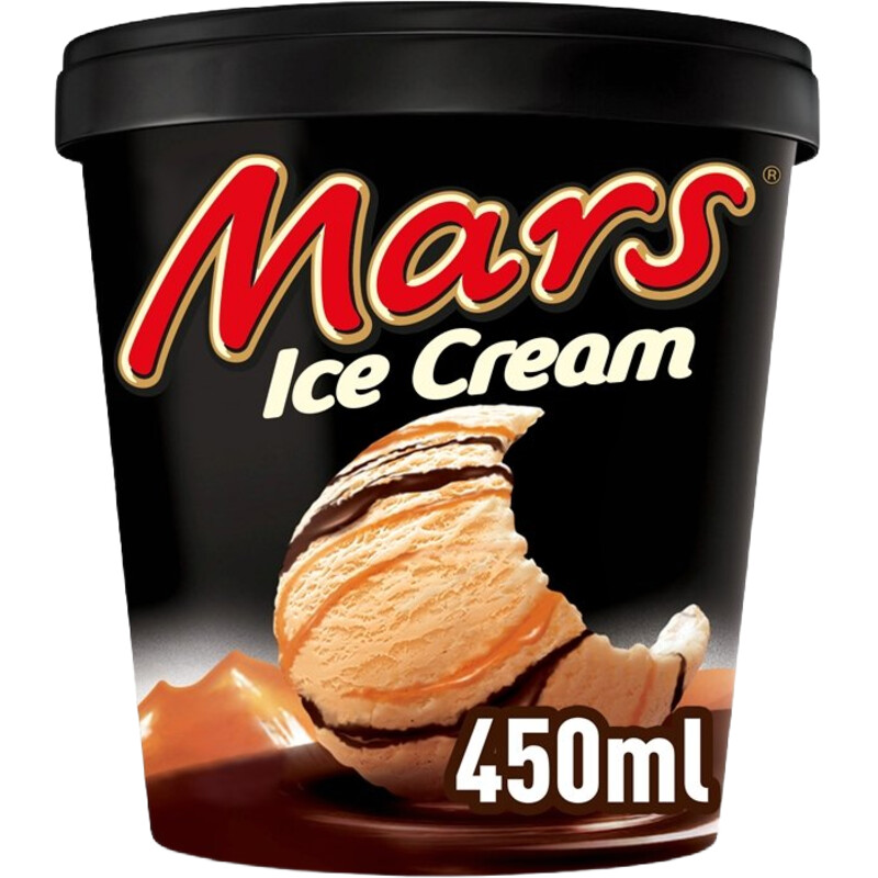 Een afbeelding van Mars Chocolade roomijs in beker