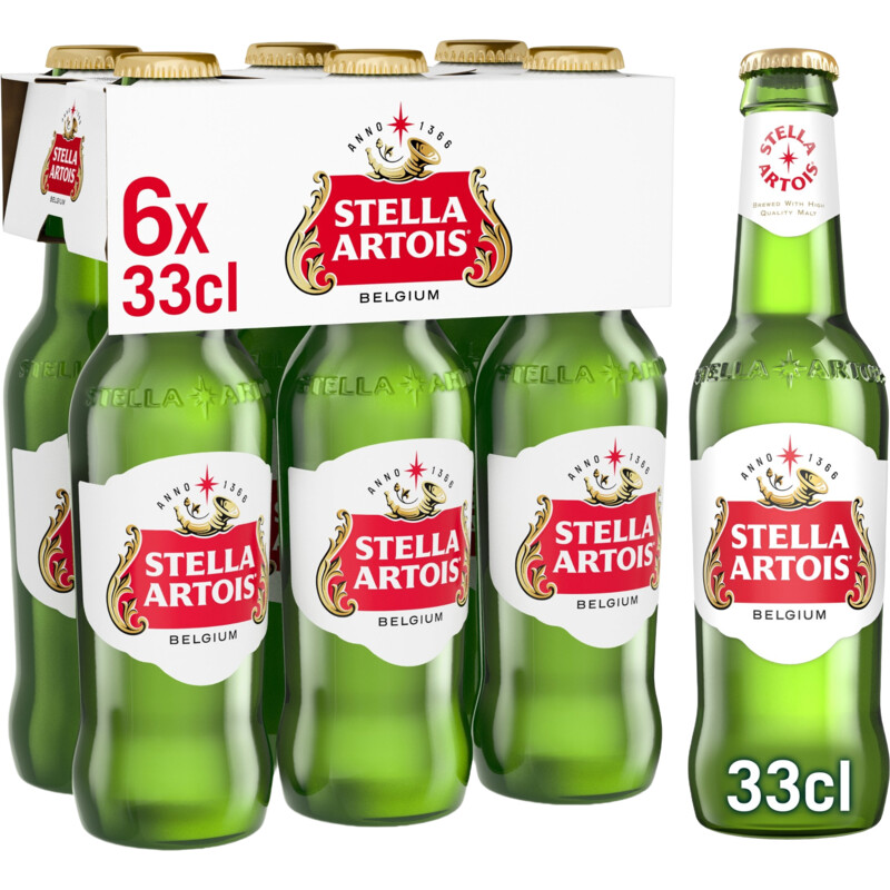 Stella Artois Belgium pils 6-pack
