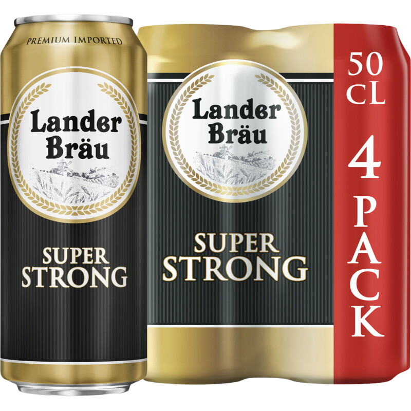 Een afbeelding van Lander bräu Super strong 4-pack