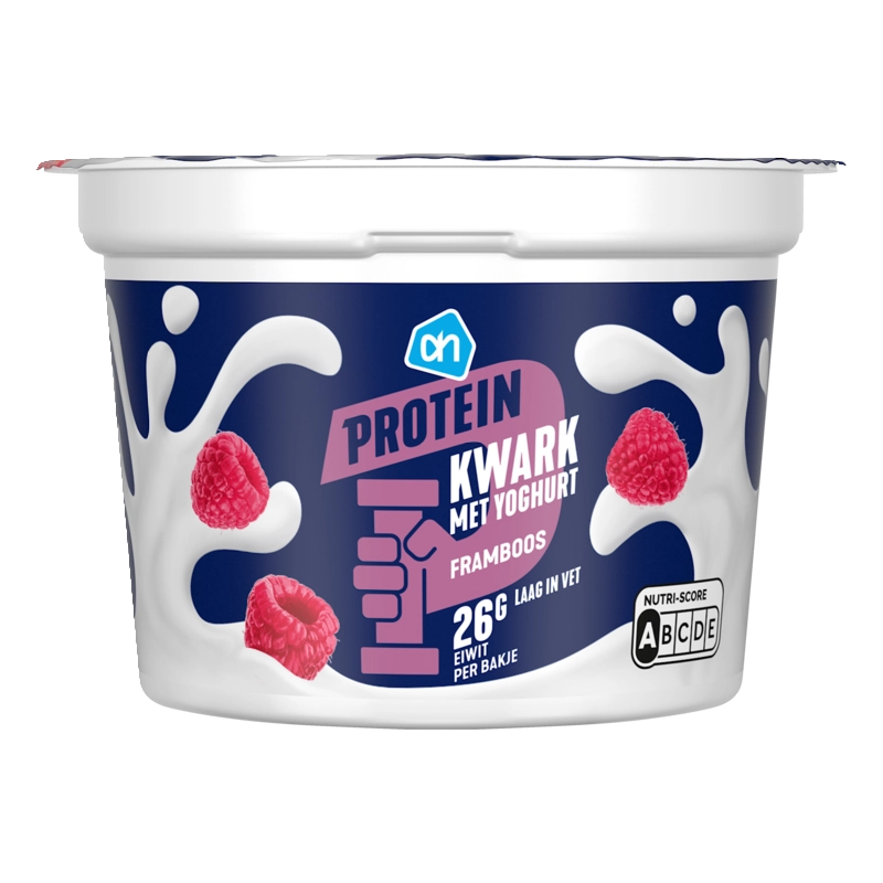 Protein kwark met yoghurt framboos