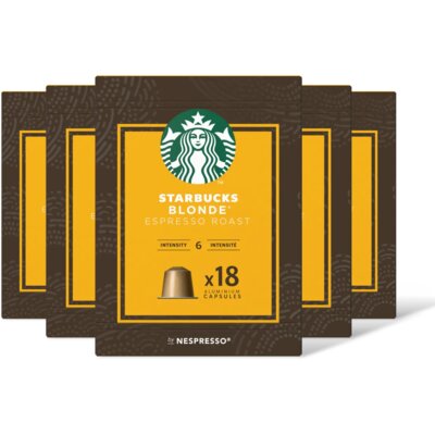 Starbucks Nespresso blonde espresso roast 5-pack