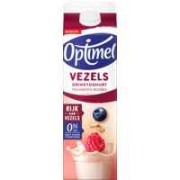 Optimel Drinkyoghurt vezels framboos bosbes