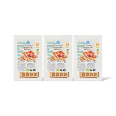 pdp-image-AH Glutenvrij Biologische Belgische wafels 3-pack