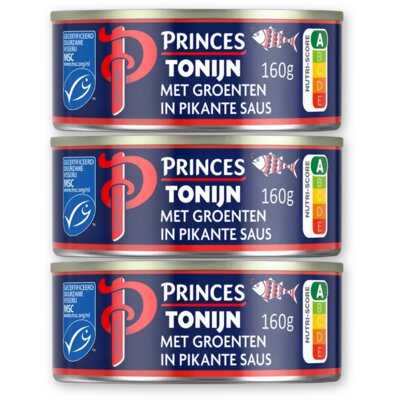pdp-image-Princes Tonijnstukken groenten 3-pack