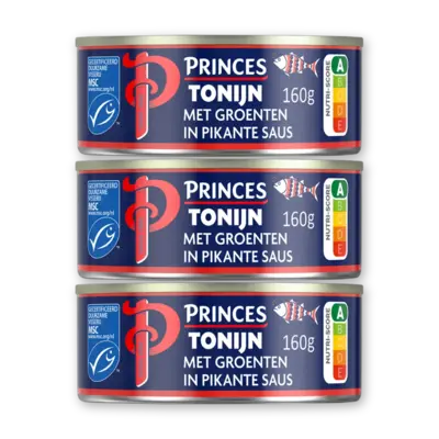 pdp-image-Princes Tonijnstukken groenten 3-pack